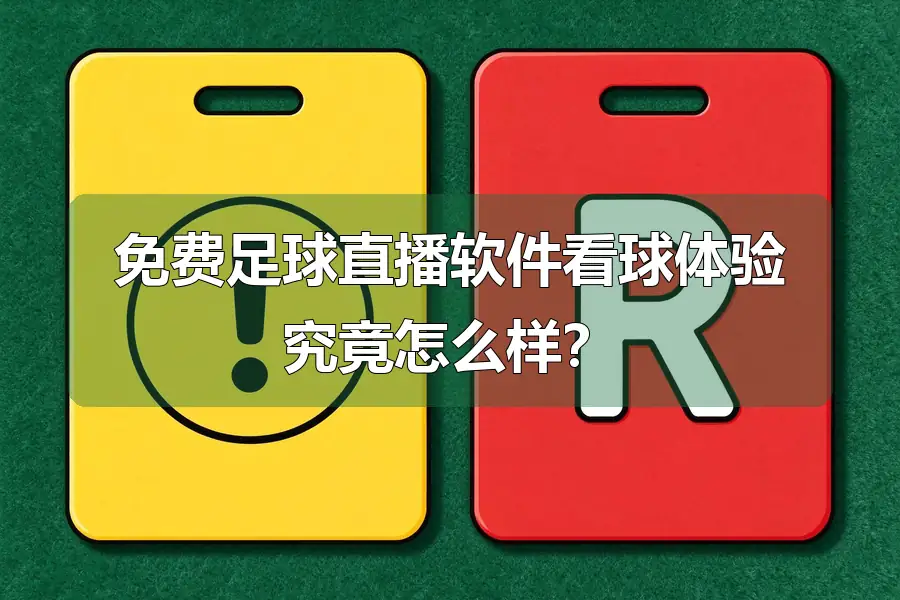 免费足球直播软件看球体验究竟怎么样？